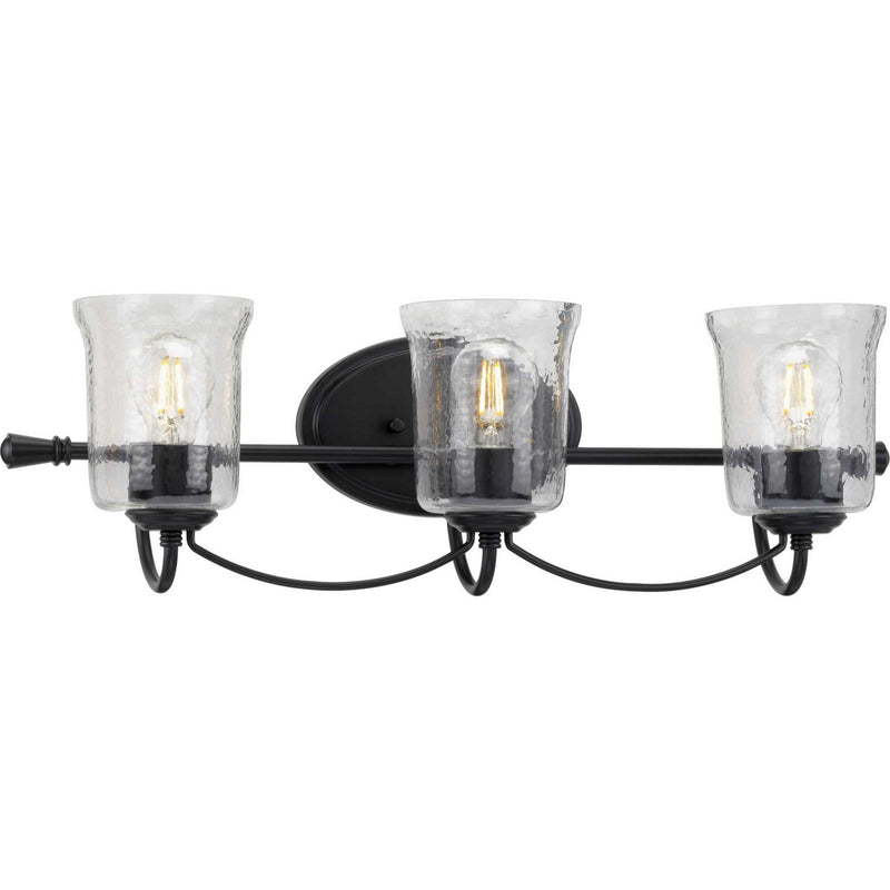 Progress Lighting P300255-031 Three Light Bath, Black
