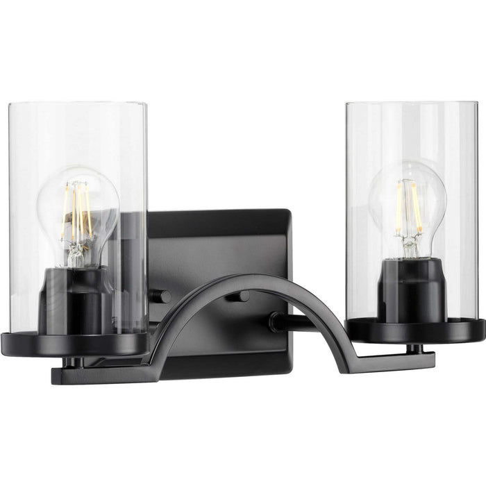 Progress Lighting P300257-031 Two Light Bath, Black