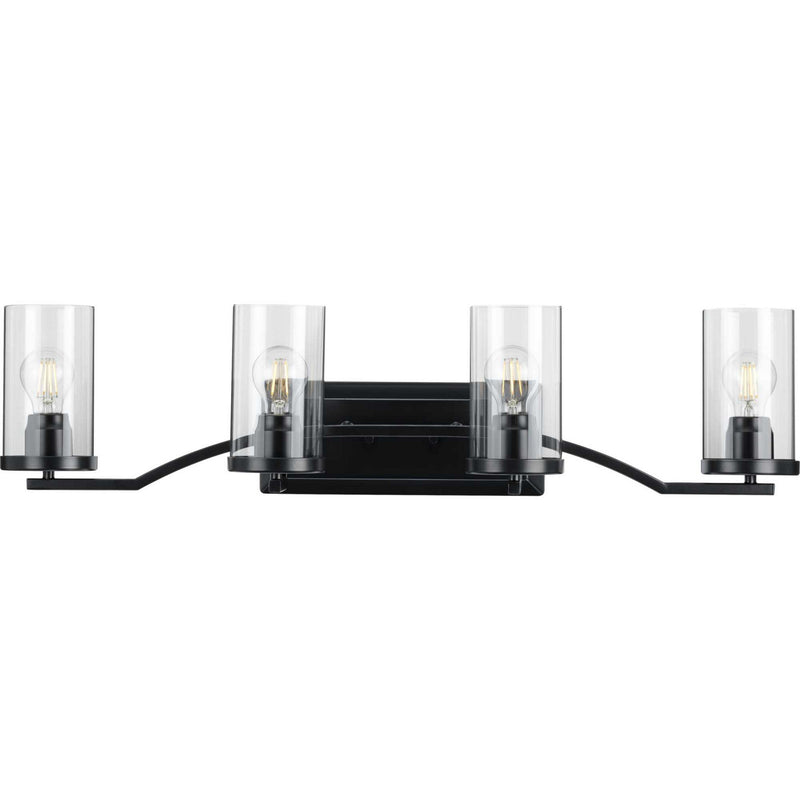 Progress Lighting P300259-031 Four Light Bath, Black