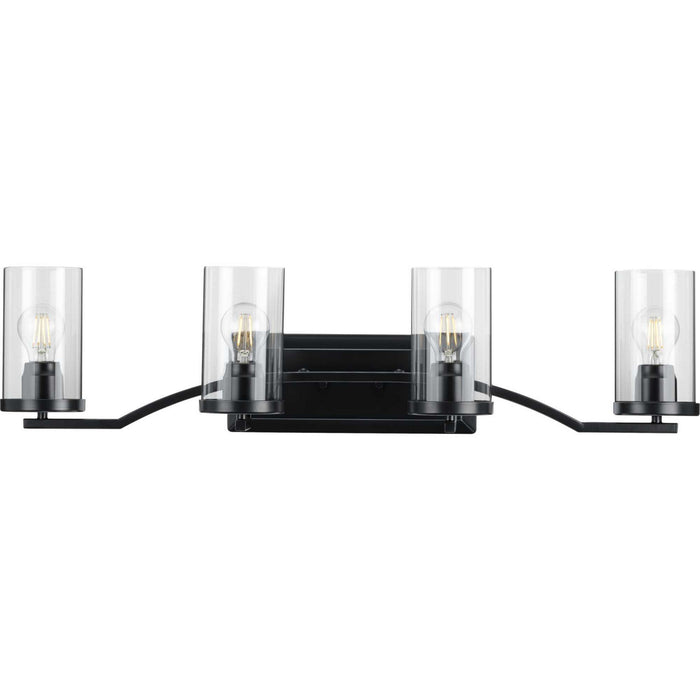 Progress Lighting P300259-031 Four Light Bath, Black