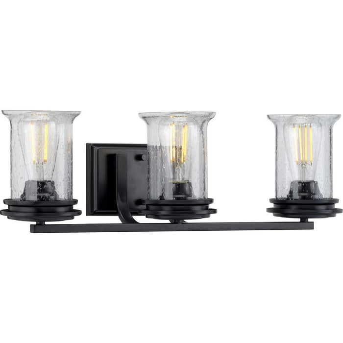 Progress Lighting P300274-031 Three Light Bath, Black