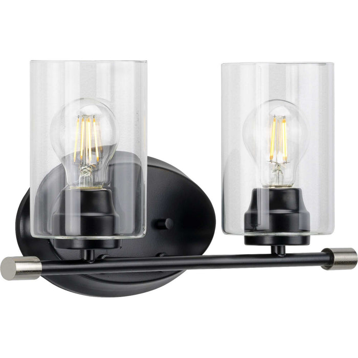 Progress Lighting P300277-031 Two Light Bath, Black