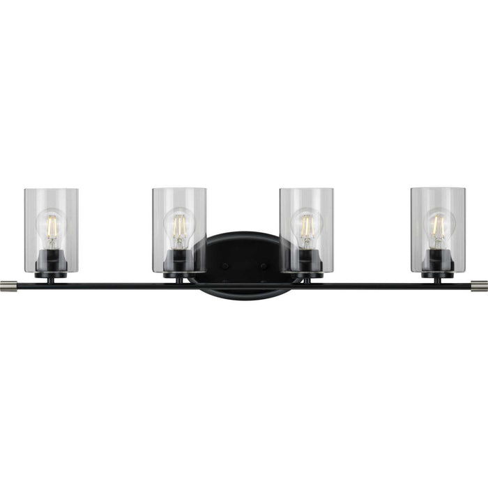 Progress Lighting P300279-031 Four Light Bath, Black