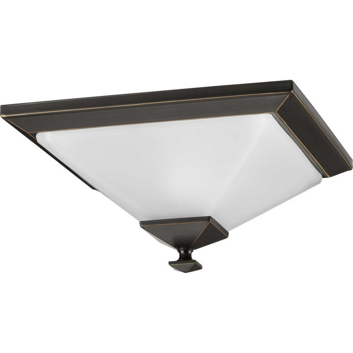 Progress Lighting P3854-20 One Light Flush Mount, Antique Bronze