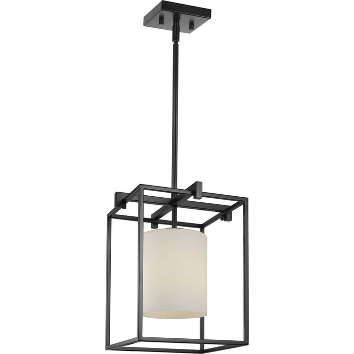 Progress Lighting P500274-031 One Light Mini Pendant, Black