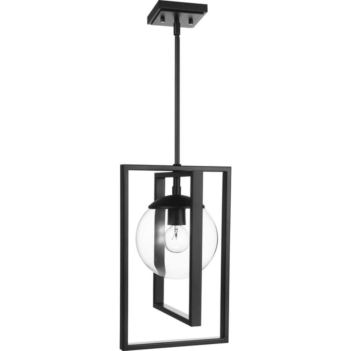 Progress Lighting P500283-031 One Light Pendant, Black