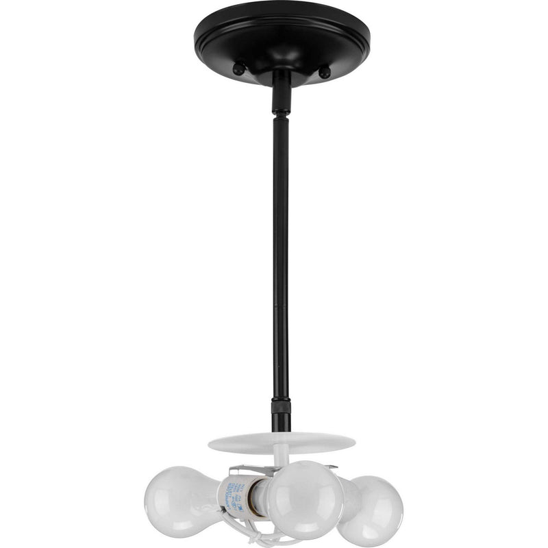Progress Lighting P5199-31 Three Light Pendant, Matte Black