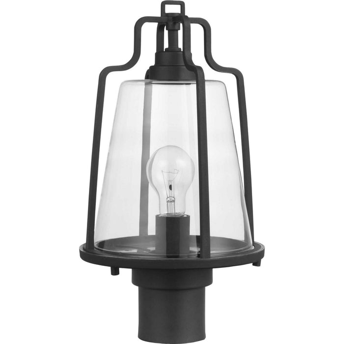 Progress Lighting P540065-031 One Light Post Lantern, Black