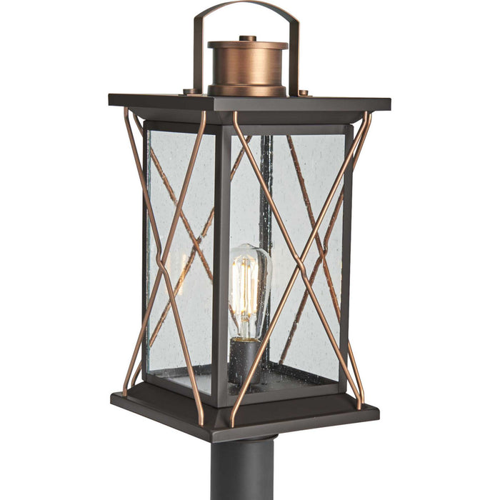 Progress Lighting P540068-020 One Light Post Lantern, Antique Bronze