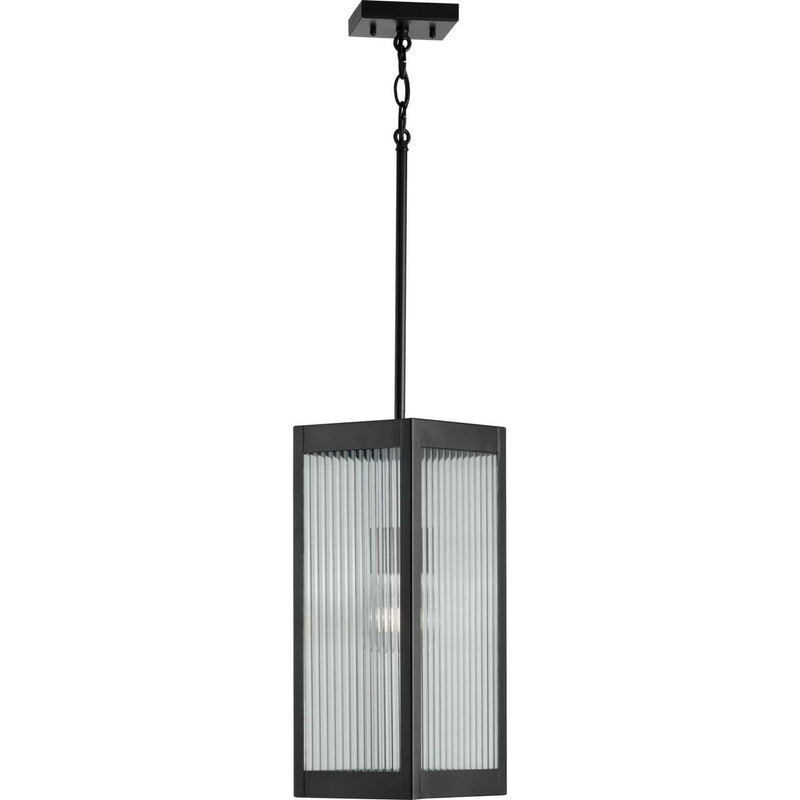 Progress Lighting P550047-031 One Light Hanging Lantern, Black