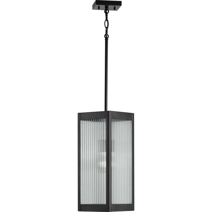 Progress Lighting P550047-031 One Light Hanging Lantern, Black