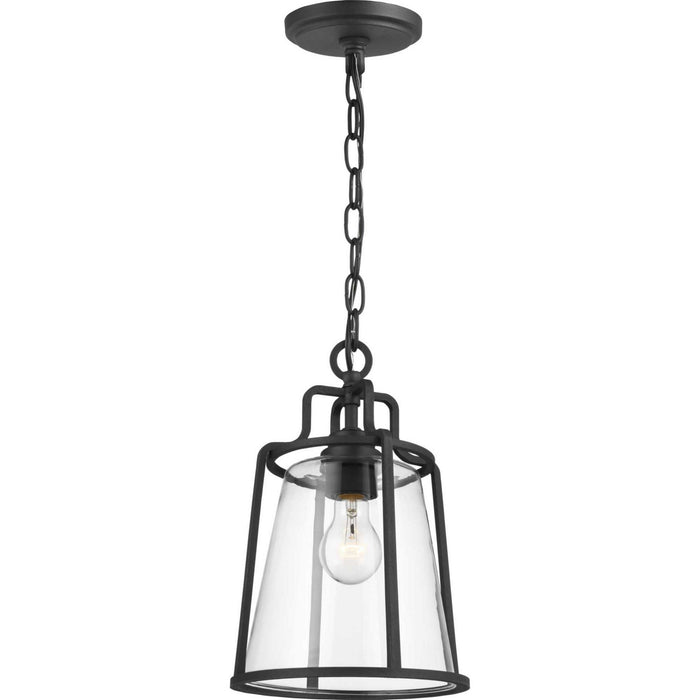 Progress Lighting P550065-031 One Light Hanging Lantern, Black