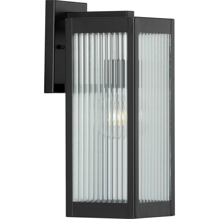 Progress Lighting P560130-031 One Light Wall Lantern, Black