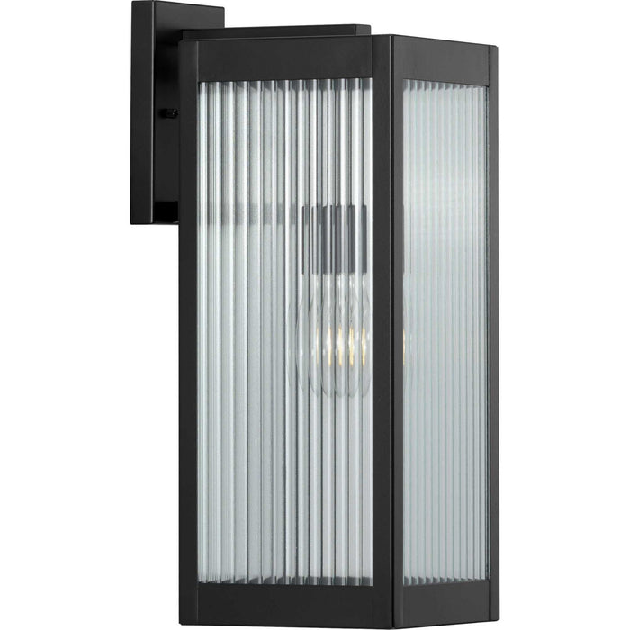 Progress Lighting P560131-031 One Light Wall Lantern, Black