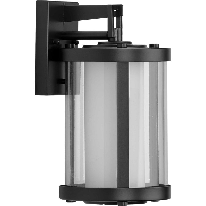 Progress Lighting P560148-031 One Light Wall Lantern, Black