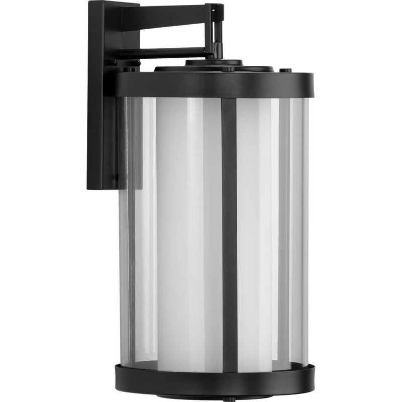 Progress Lighting P560150-031 One Light Wall Lantern, Black