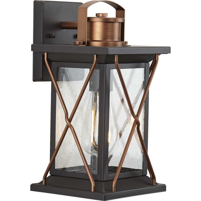 Progress Lighting P560156-020 One Light Wall Lantern, Antique Bronze