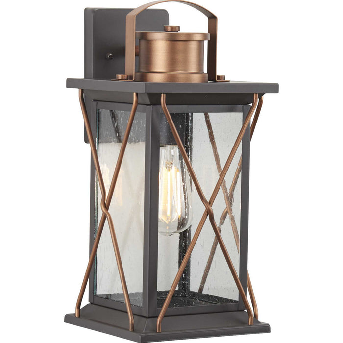 Progress Lighting P560157-020 One Light Wall Lantern, Antique Bronze