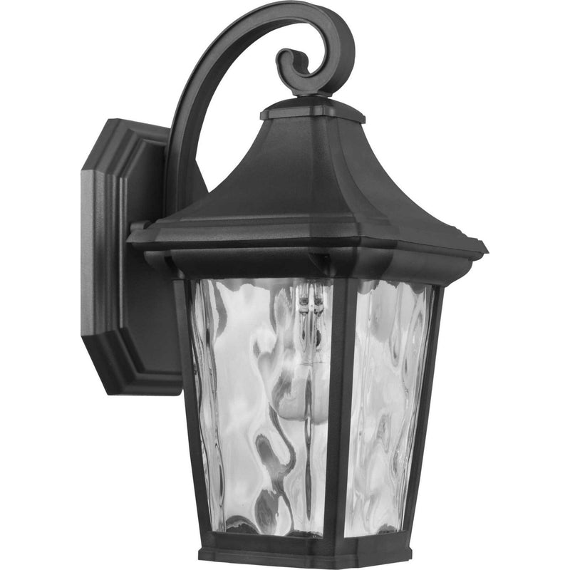 Progress Lighting P560171-031 One Light Wall Lantern, Black