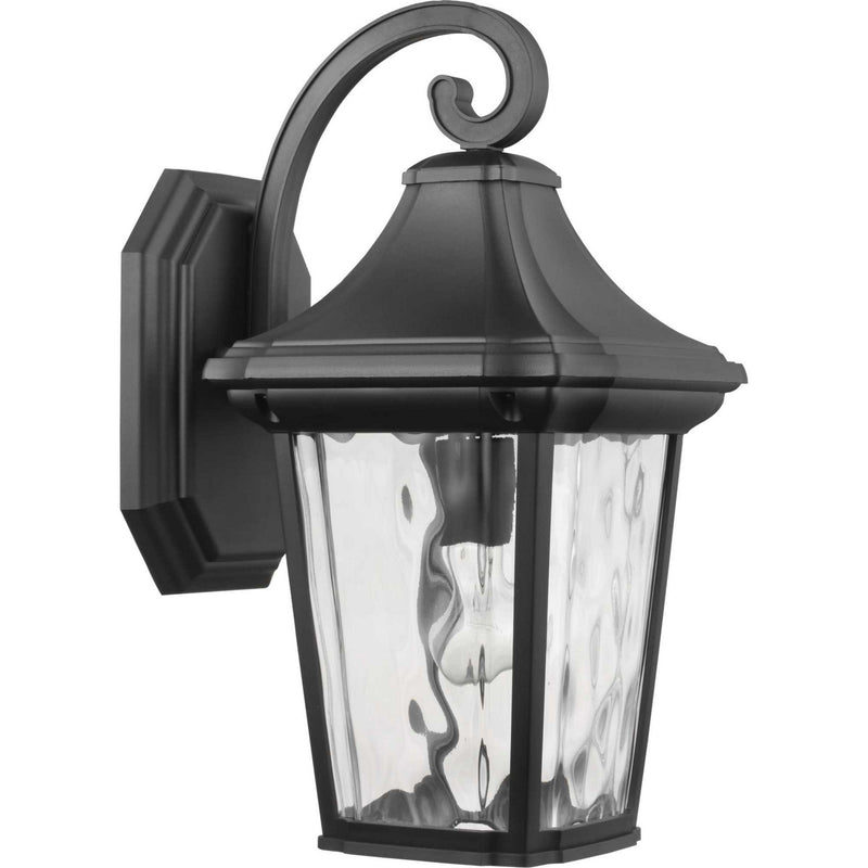 Progress Lighting P560173-031 One Light Wall Lantern, Black