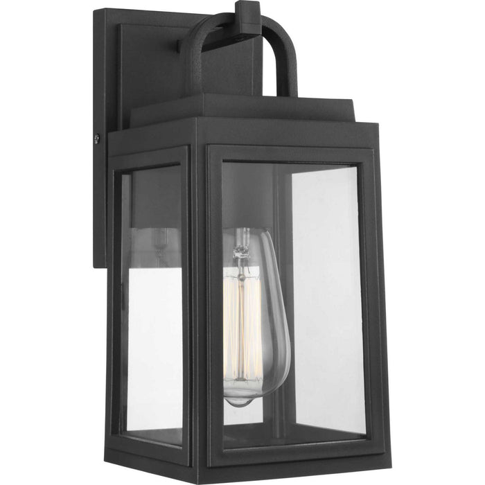 Progress Lighting P560174-031 One Light Wall Lantern, Black