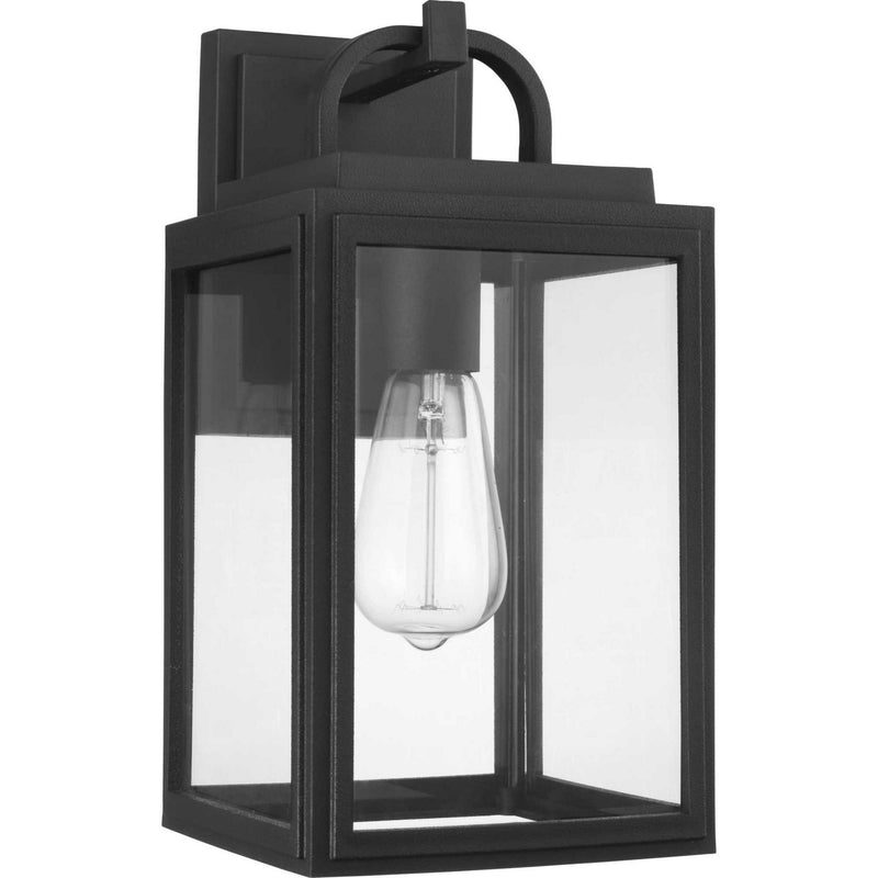 Progress Lighting P560175-031 One Light Wall Lantern, Black