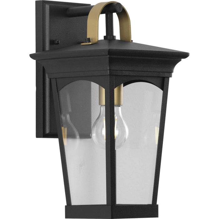Progress Lighting P560182-031 One Light Wall Lantern, Black