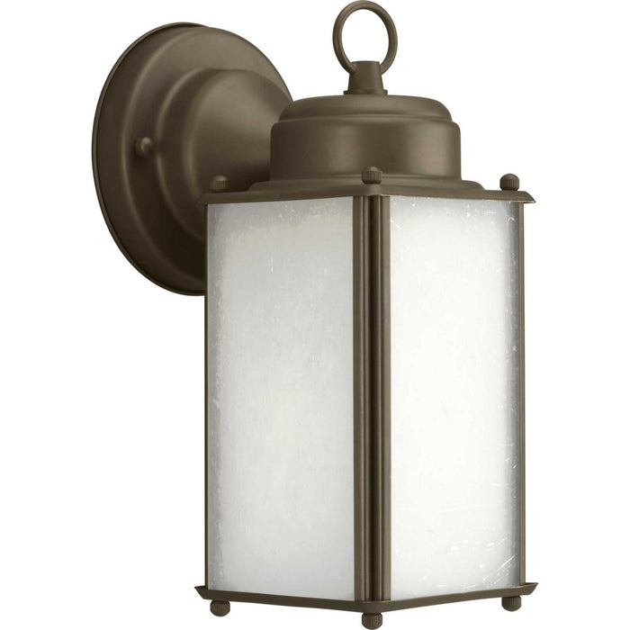 Progress Lighting P5985-20MD One Light Wall Lantern, Antique Bronze