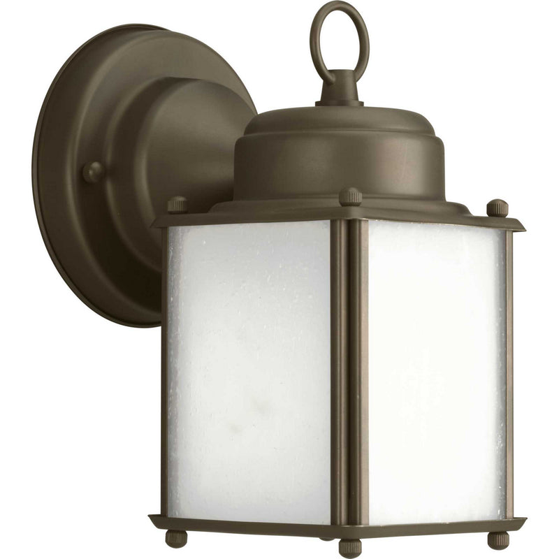 Progress Lighting P5986-20MD One Light Wall Lantern, Antique Bronze