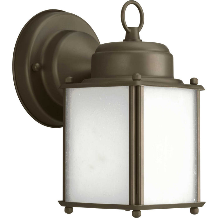 Progress Lighting P5986-20MD One Light Wall Lantern, Antique Bronze