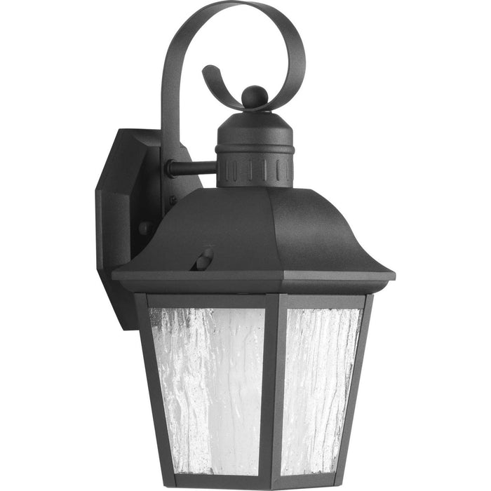 Progress Lighting P6619-31CD One Light Wall Lantern, Textured Black