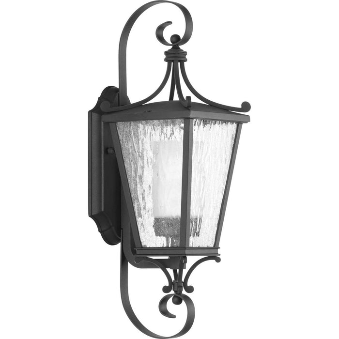 Progress Lighting P6626-31CD One Light Wall Lantern, Black