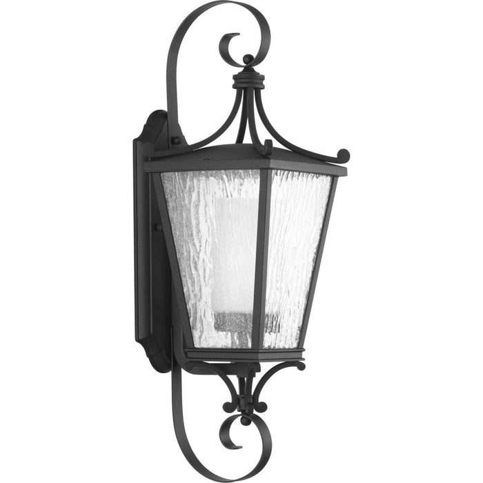 Progress Lighting P6627-31MD One Light Wall Lantern, Black