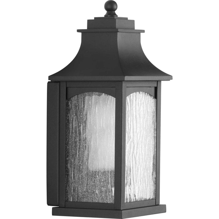 Progress Lighting P6634-31CD One Light Wall Lantern, Black