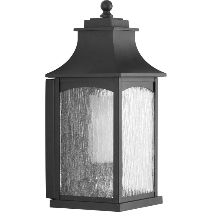 Progress Lighting P6635-31CD One Light Wall Lantern, Black