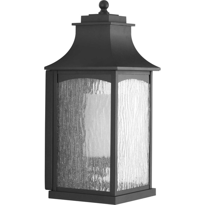 Progress Lighting P6636-31MD One Light Wall Lantern, Black