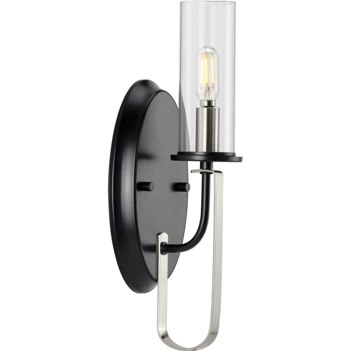 Progress Lighting P710082-031 One Light Wall Bracket, Black