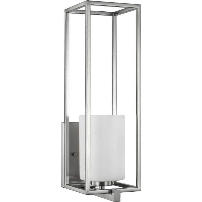 Progress Lighting P710089-009 One Light Wall Bracket, Brushed Nickel