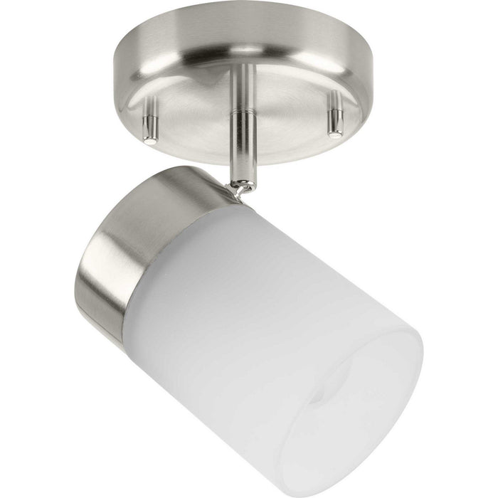 Progress Lighting P900011-009 One Light Head Track, Brushed Nickel