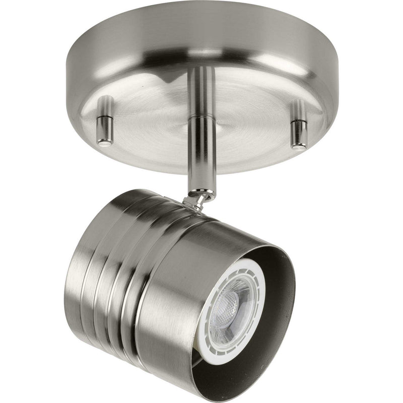 Progress Lighting P900013-009 One Light Head Track, Brushed Nickel