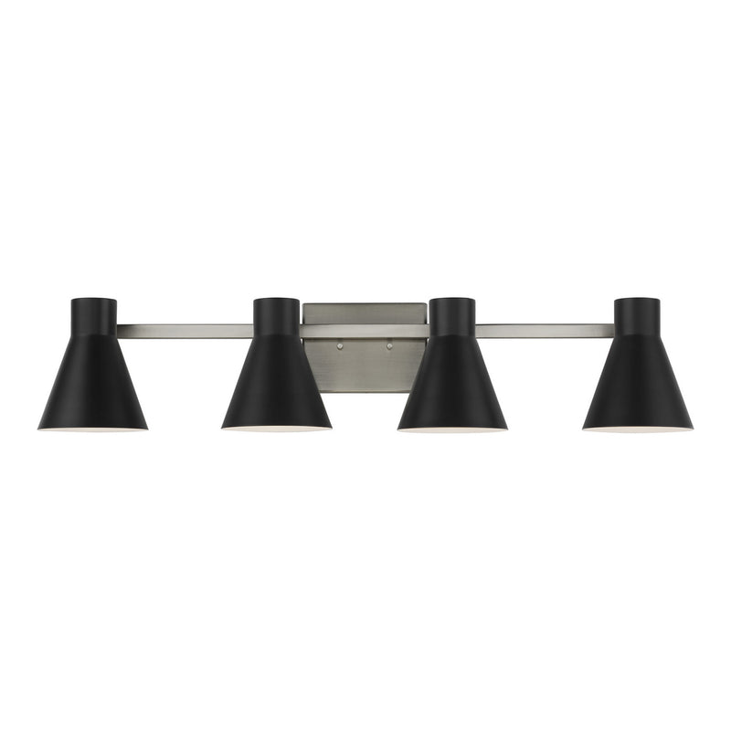 Generation Lighting 4441304-962 Four Light Wall / Bath, Brushed Nickel