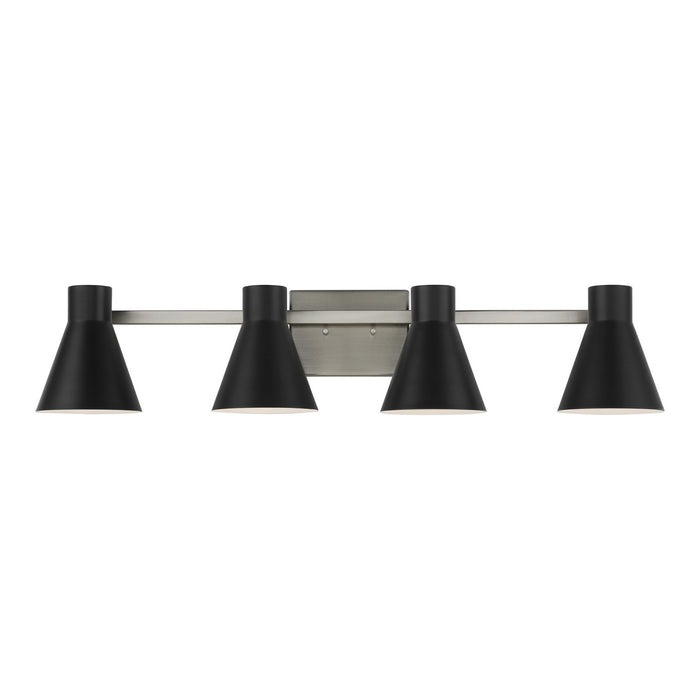Generation Lighting 4441304-962 Four Light Wall / Bath, Brushed Nickel