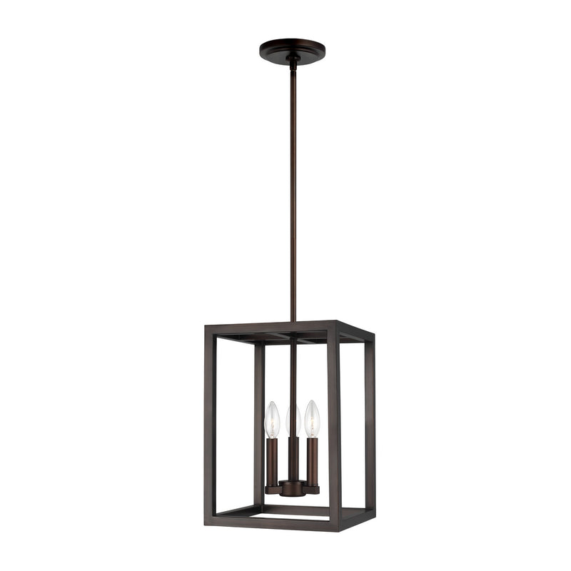 Generation Lighting 5134503-710 Three Light Hall / Foyer Pendant, Bronze