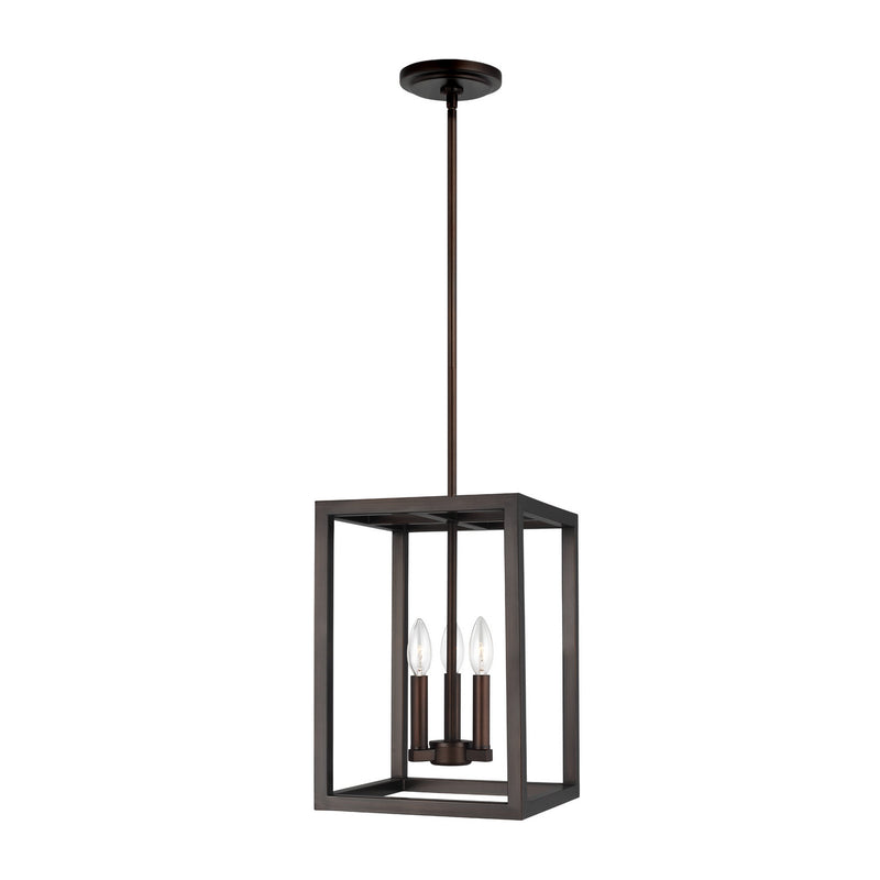 Generation Lighting 5134503-710 Three Light Hall / Foyer Pendant, Bronze