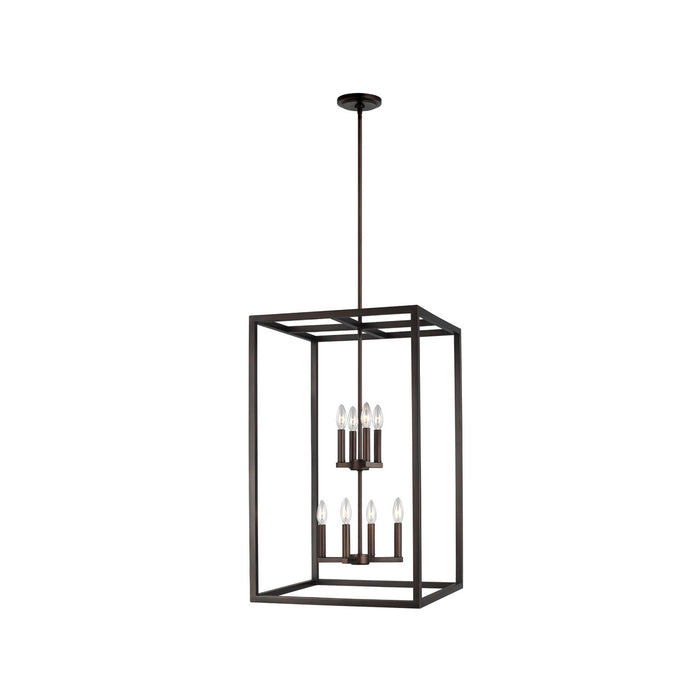 Generation Lighting 5134508-710 Eight Light Hall / Foyer Pendant, Bronze