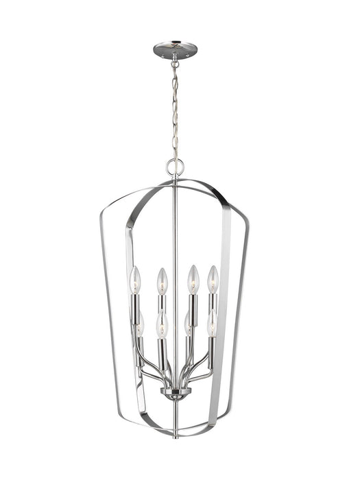Generation Lighting 5134908EN-05 Eight Light Hall / Foyer, Chrome