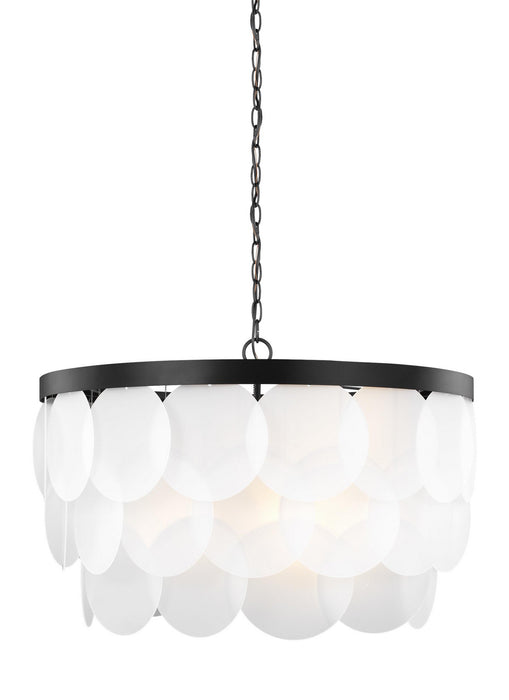 Visual Comfort Studio 5202508-112 Eight Light Pendant, Midnight Black