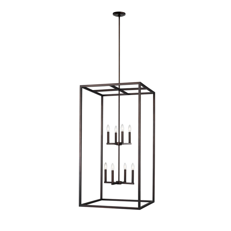 Generation Lighting 5234508-710 Eight Light Hall / Foyer Pendant, Bronze