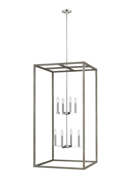 Generation Lighting 5234508EN-872 Eight Light Hall / Foyer, Washed Pine