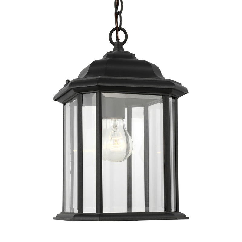 Generation Lighting 60031-12 One Light Outdoor Pendant, Black